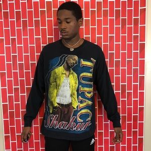 Tupac shakur rap tee long sleeve shirt